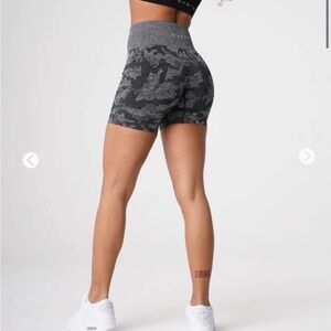 NVGTN Charcoal Camo Athletic Shorts